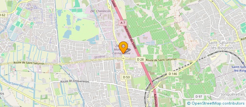 localisation de l'entreprise VM1  VEDENE