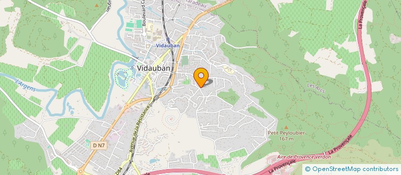 localisation de l'entreprise VM83  VIDAUBAN