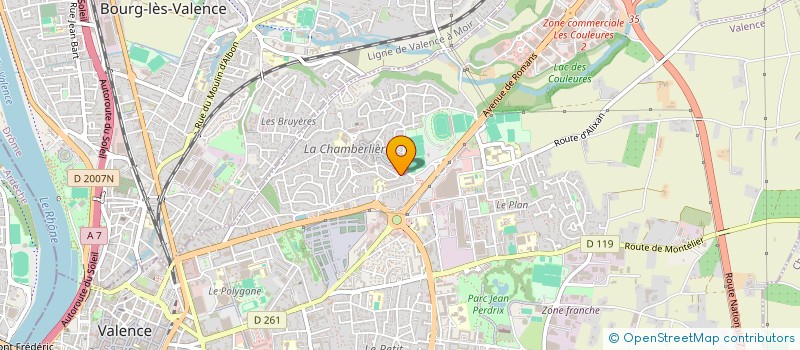 localisation de l'entreprise VMA 3D  VALENCE