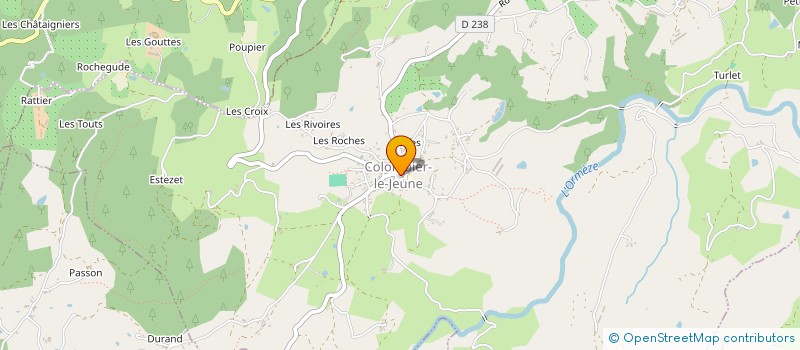 localisation de l'entreprise VMA  COLOMBIER-LE-JEUNE