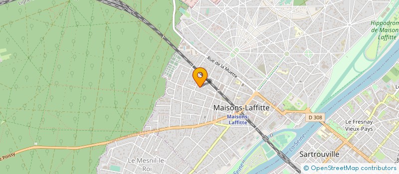 localisation de l'entreprise VMA CONSEILS  MAISONS-LAFFITTE