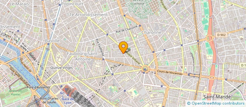 localisation de l'entreprise VMA HOLDING  PARIS