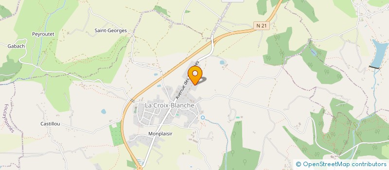 localisation de l'entreprise VMA LODGE  LAROQUE-TIMBAUT