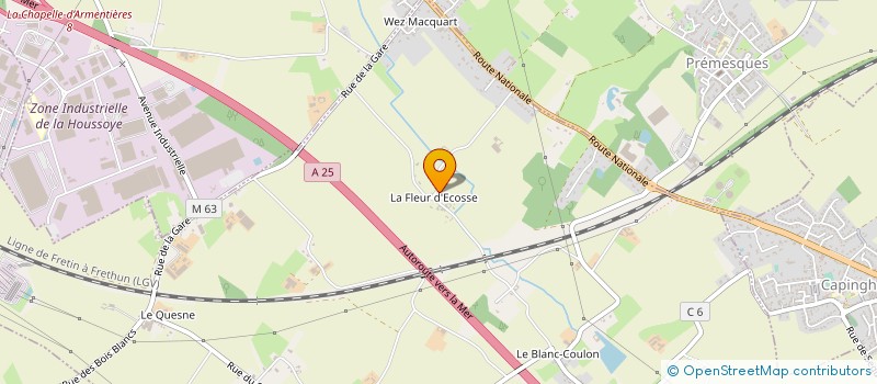 localisation de l'entreprise VMA MAINTENANCE  ENNETIERES-EN-WEPPES