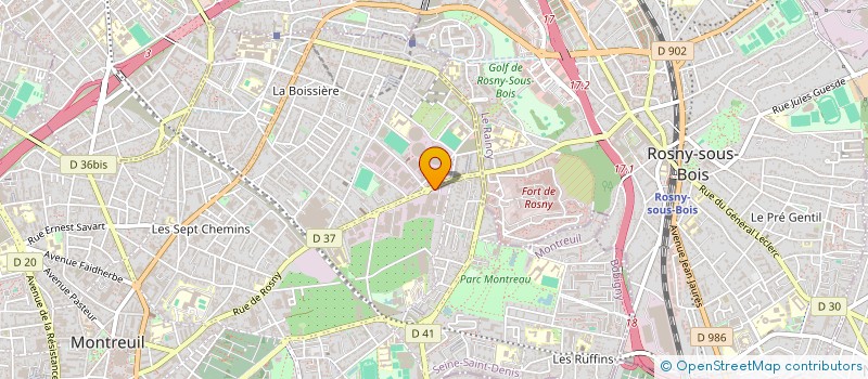 localisation de l'entreprise VMA POSEUR à MONTREUIL