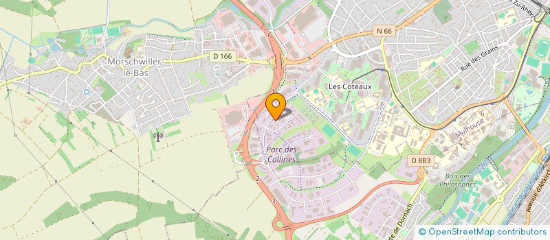 localisation de l'entreprise VMA QUEENS  MULHOUSE