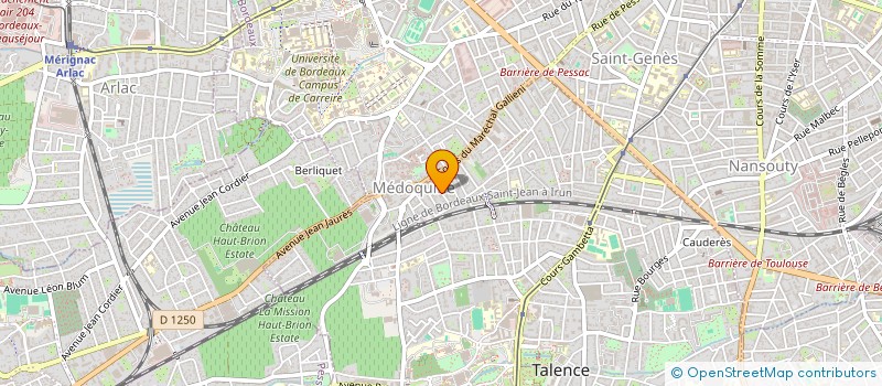 localisation de l'entreprise VMACT à TALENCE