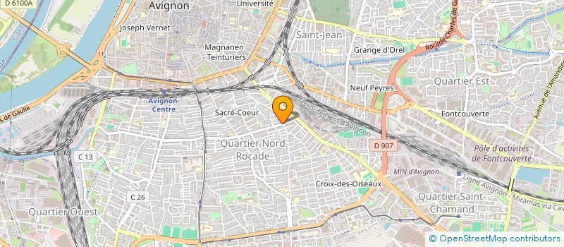 localisation de l'entreprise VMAE  AVIGNON