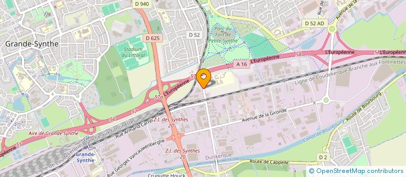 localisation de l'entreprise VMAF à DUNKERQUE