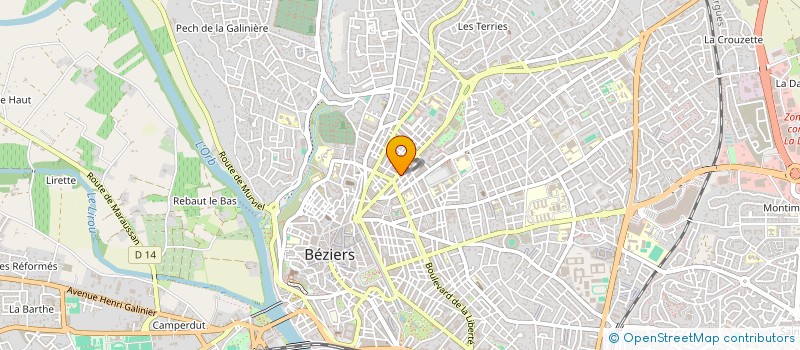 localisation de l'entreprise VMAK  BEZIERS