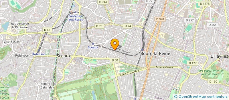 localisation de l'entreprise VMATH SERVICES à SCEAUX