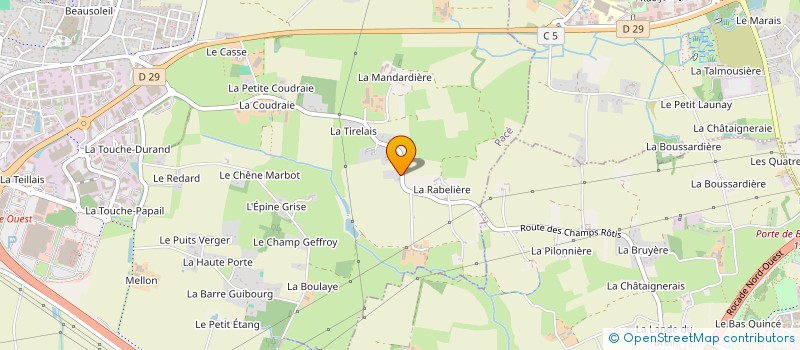 localisation de l'entreprise VMB à PACE