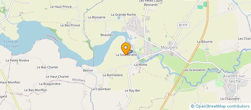 localisation de l'entreprise VMB  MOUTIERS