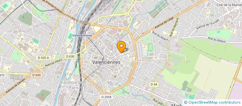 localisation de l'entreprise VMBC IMMOBILIER-CERTIMMO à VALENCIENNES