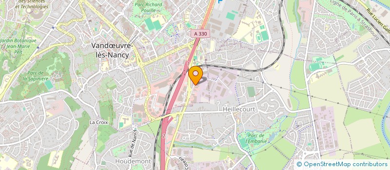 localisation de l'entreprise VMBF  VANDUVRE-LES-NANCY