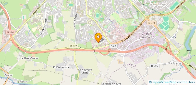 localisation de l'entreprise VMC ANNE  SAINT-LO