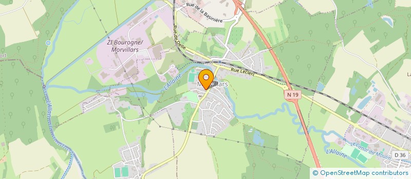 localisation de l'entreprise VMC PECHE  MORVILLARS