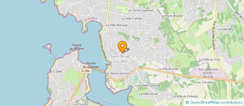 localisation de l'entreprise VMCD GROUP  SAINT-BRIAC-SUR-MER