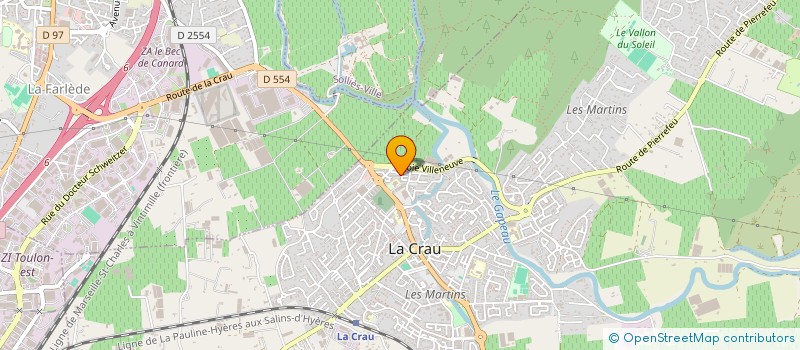 localisation de l'entreprise VMCIS à LA CRAU