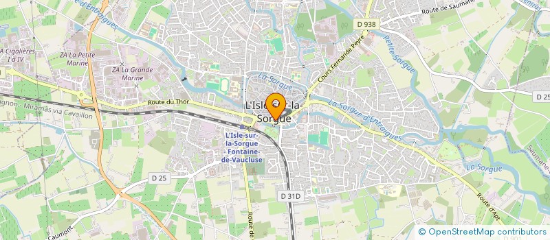 localisation de l'entreprise VMD  L'ISLE-SUR-LA-SORGUE