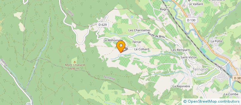 localisation de l'entreprise VMDJ  TERNAND