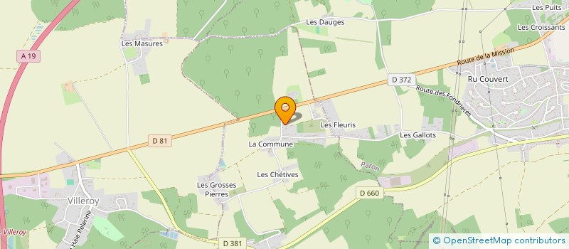 localisation de l'entreprise VMG  SUBLIGNY