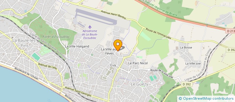 localisation de l'entreprise VMG à LA BAULE-ESCOUBLAC