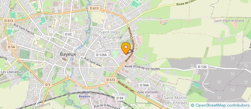 localisation de l'entreprise VMG  SAINT-VIGOR-LE-GRAND