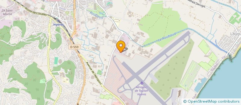 localisation de l'entreprise VMG à HYERES