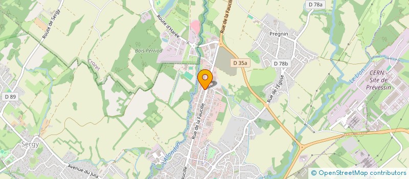 localisation de l'entreprise VMG HOLDING INVEST à SAINT-GENIS-POUILLY