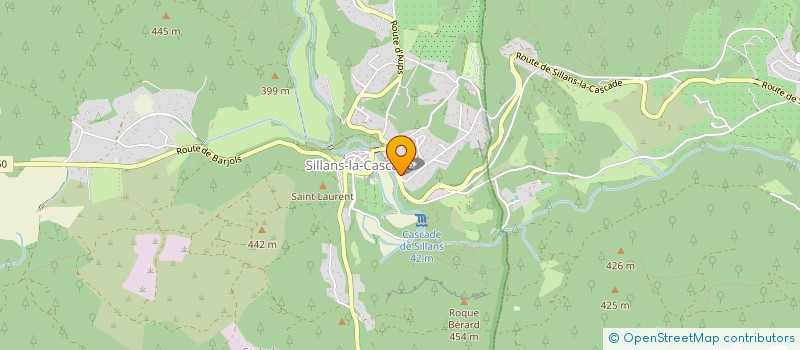 localisation de l'entreprise VMGH  SILLANS-LA-CASCADE