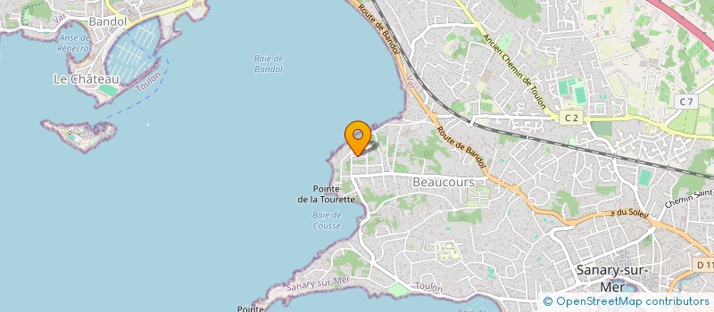 localisation de l'entreprise VMH à SANARY-SUR-MER