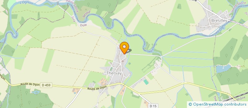 localisation de l'entreprise VMH  THERVAY