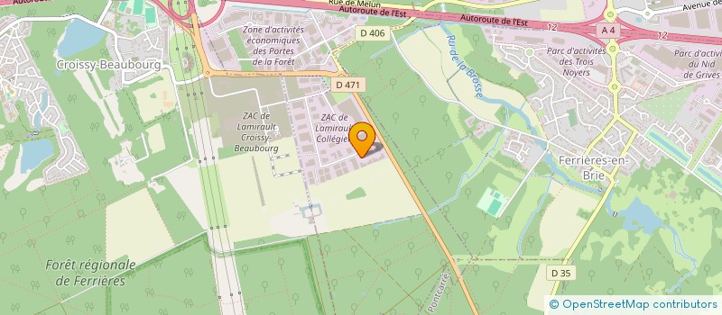 localisation de l'entreprise VMH DIFFUSION  COLLEGIEN