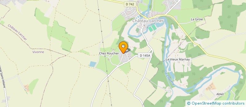 localisation de l'entreprise VMH-E  CHATEAU-LARCHER