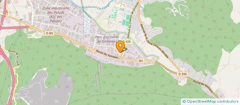 localisation de l'entreprise VMH SUD EST  GEMENOS