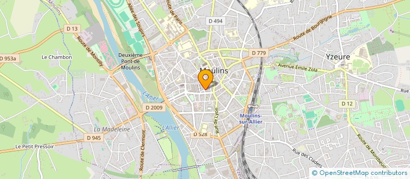 localisation de l'entreprise VMI à MOULINS