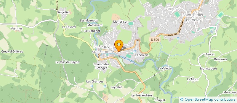 localisation de l'entreprise VMJ IMMO  LA SEAUVE-SUR-SEMENE