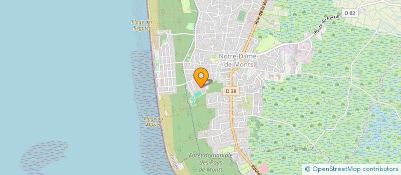 localisation de l'entreprise VMK  NOTRE-DAME-DE-MONTS