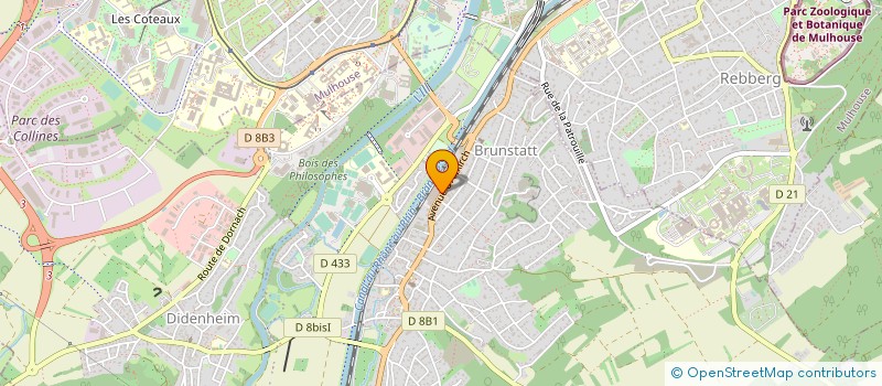 localisation de l'entreprise VML  BRUNSTATT-DIDENHEIM