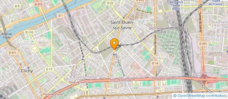 localisation de l'entreprise VML BAT à SAINT-OUEN-SUR-SEINE