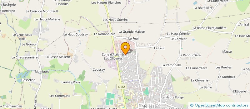 localisation de l'entreprise VML-TRANSPORTS à MELESSE