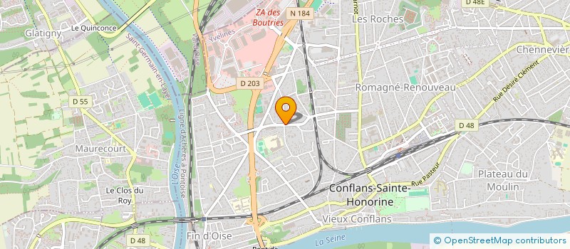 localisation de l'entreprise VMLR BROQUET  CONFLANS-SAINTE-HONORINE