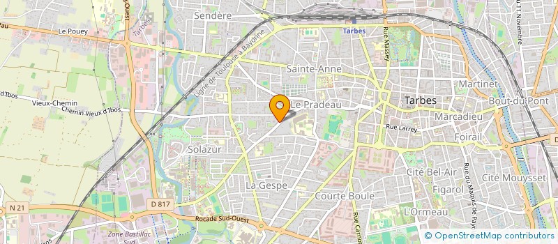 localisation de l'entreprise VMM à TARBES