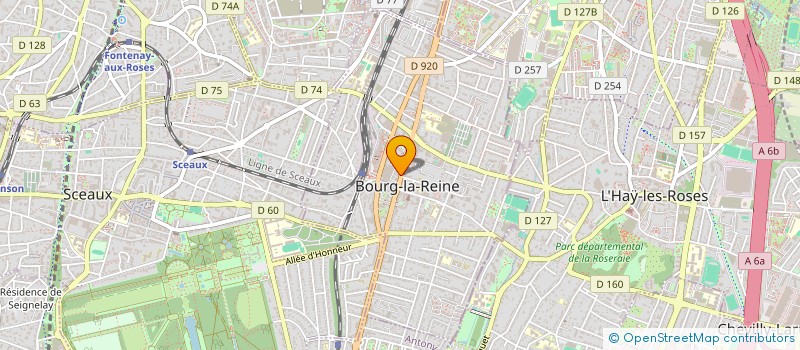 localisation de l'entreprise VMM COLLECTION à BOURG-LA-REINE