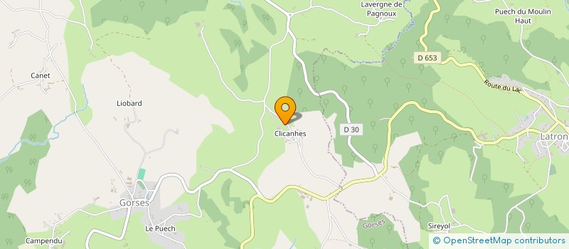 localisation de l'entreprise VMMPJ  GORSES