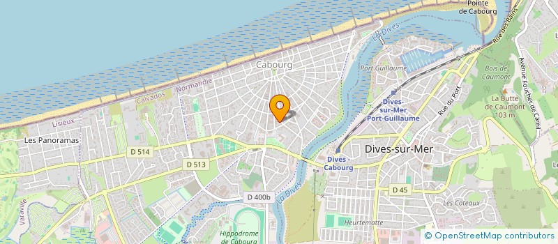 localisation de l'entreprise VMN INVESTISSEMENT à CABOURG