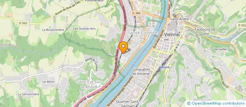 localisation de l'entreprise VMP à SAINTE-COLOMBE