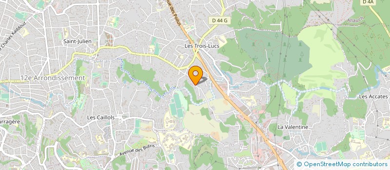 localisation de l'entreprise VMP à MARSEILLE
