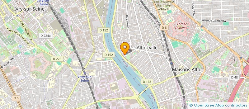 localisation de l'entreprise VMP 94 à ALFORTVILLE